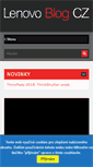 Mobile Screenshot of lenovoblog.cz